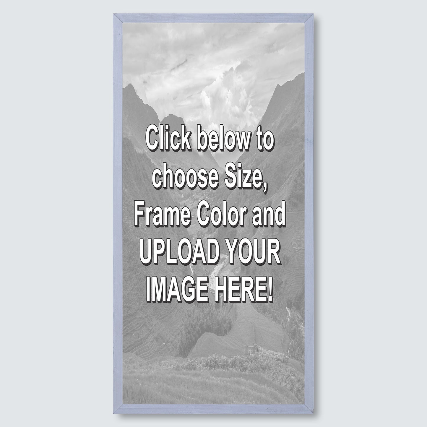 Custom Wood Framed Canvas Print