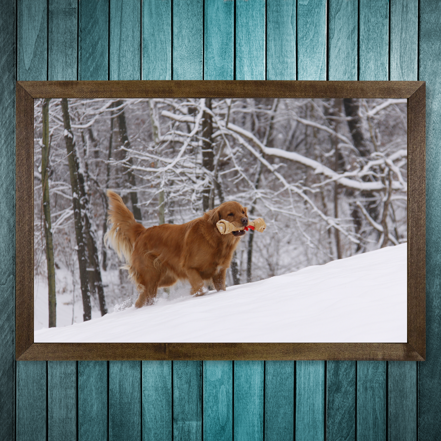 Custom Wood Framed Canvas Print