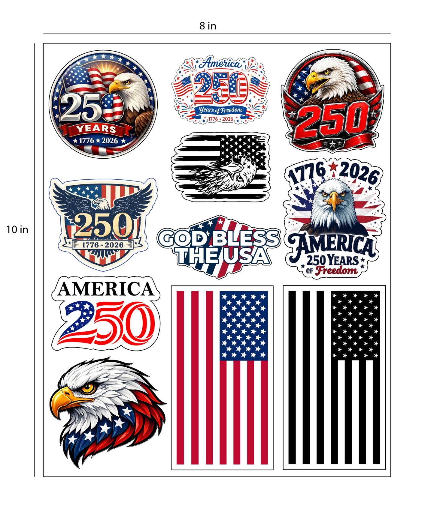 
                  
                    America 250 Premium Sticker Pack
                  
                
