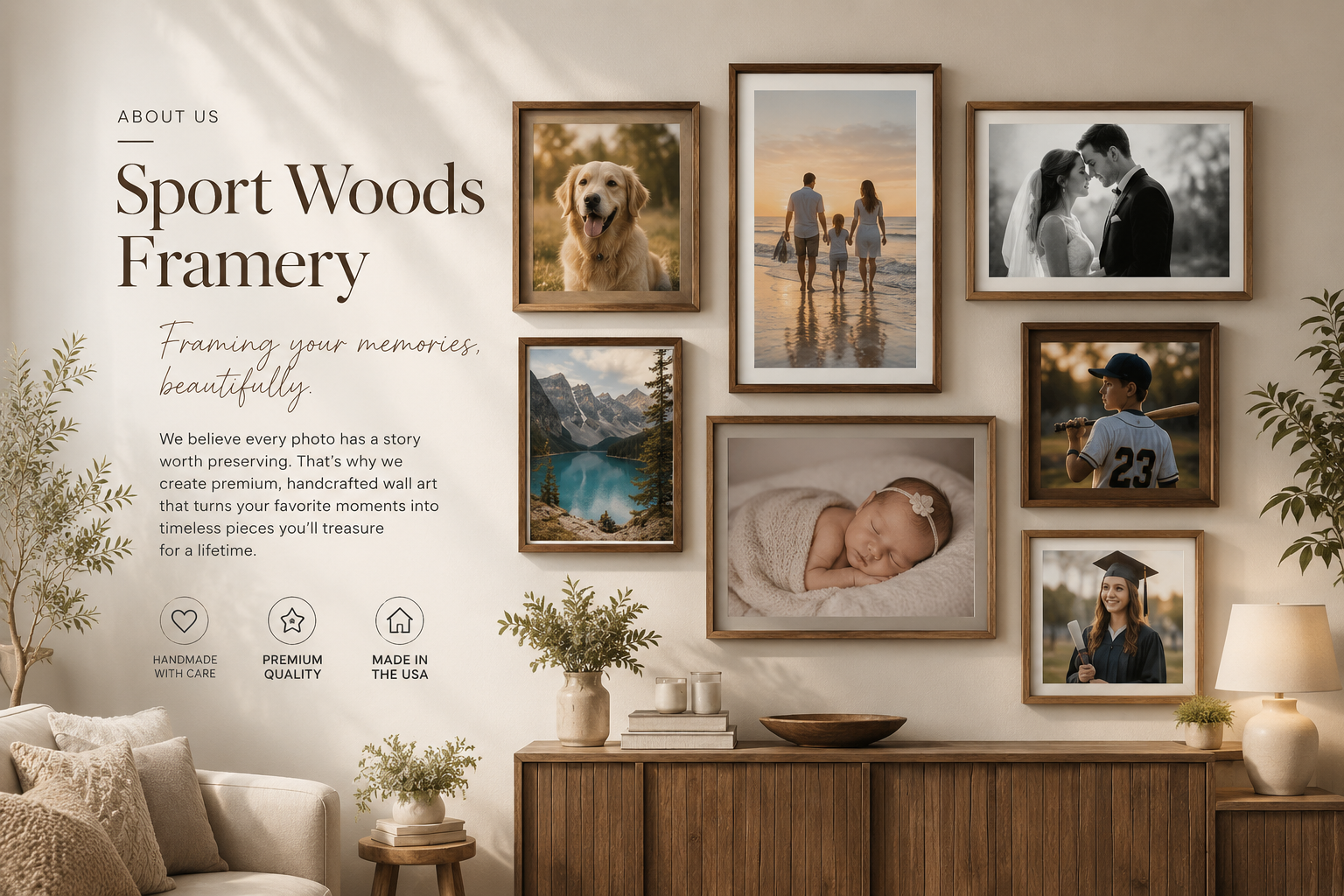 About Us - Framed wall art