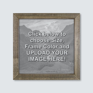 Custom Wood Framed Canvas Print