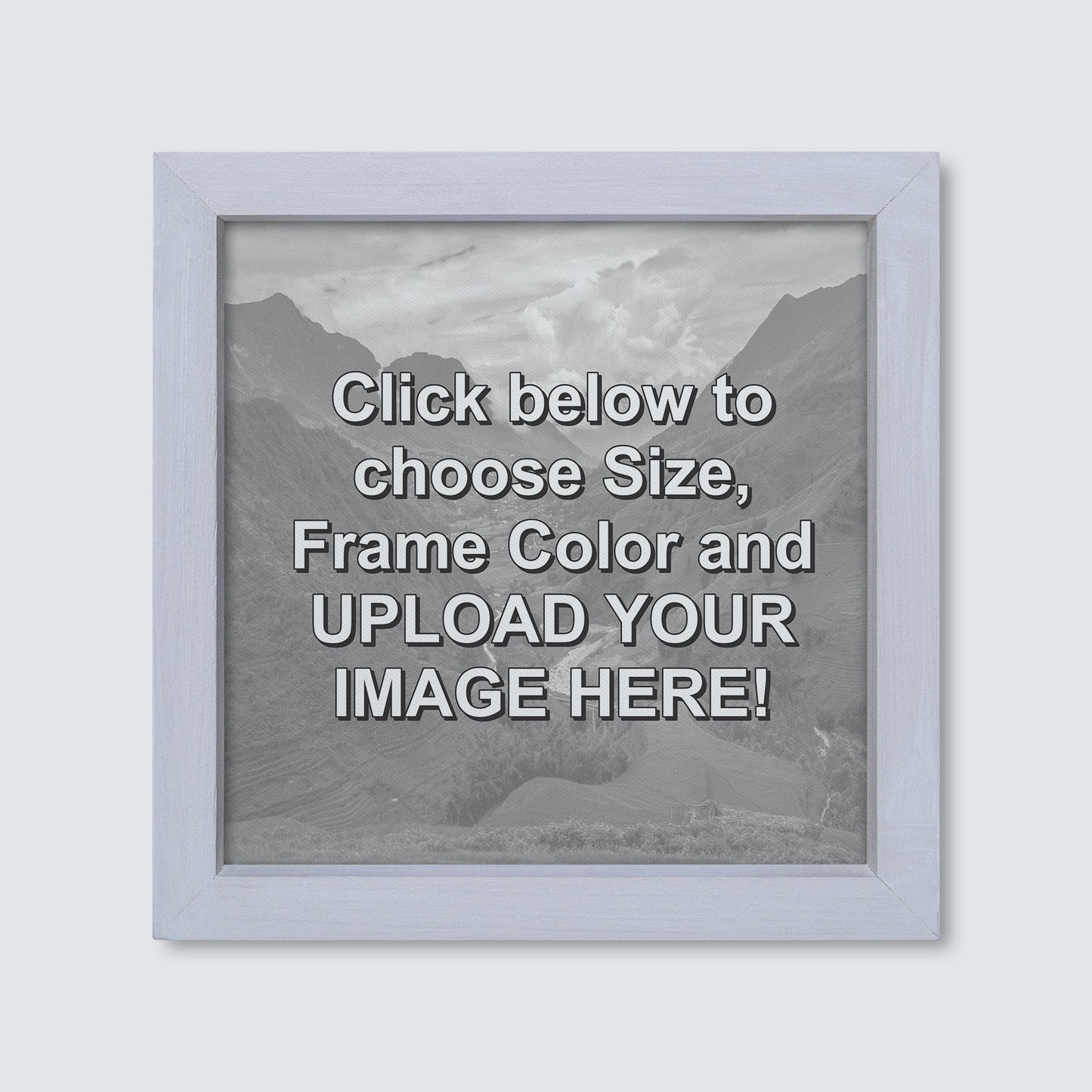 Custom Wood Framed Canvas Print