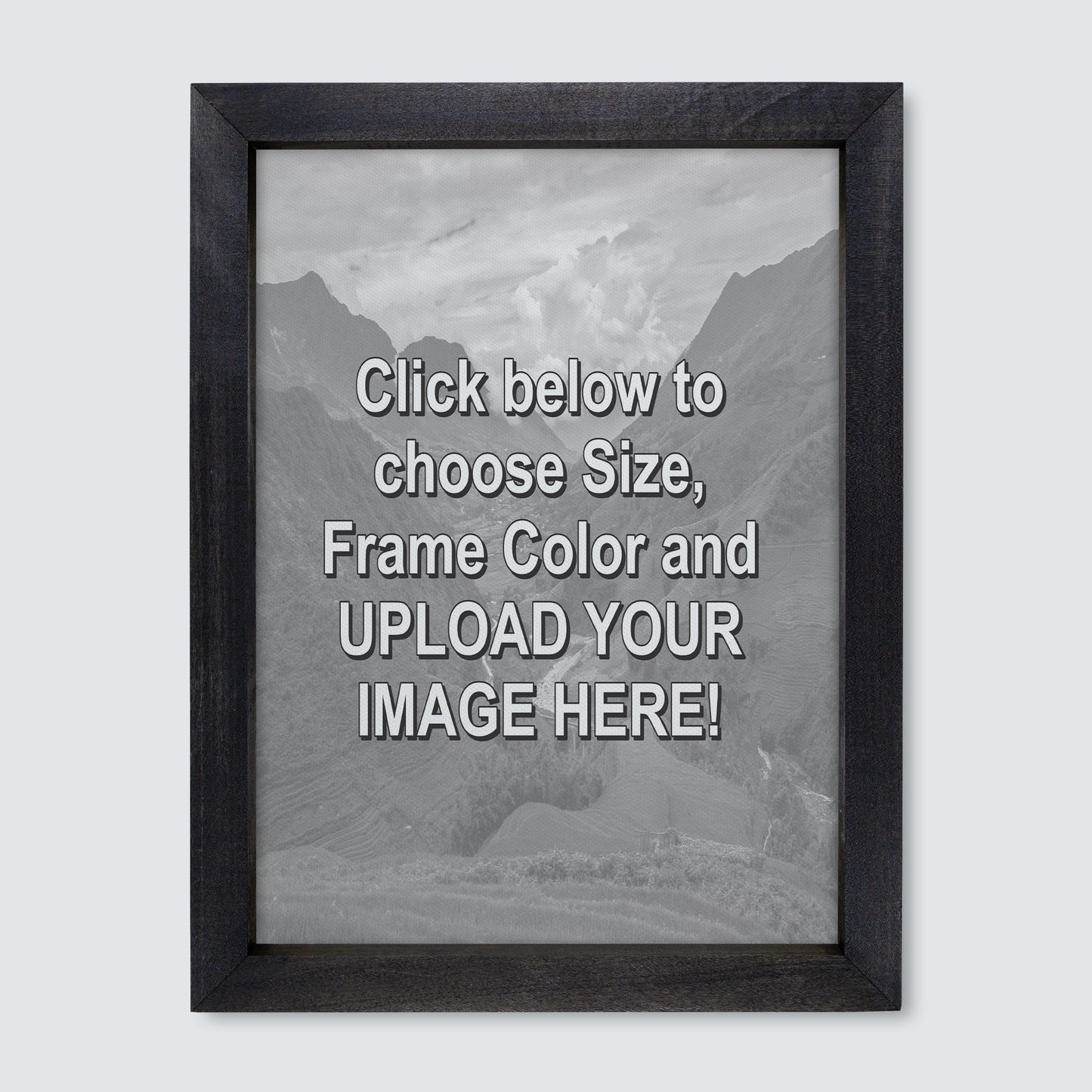 Custom Wood Framed Canvas Print