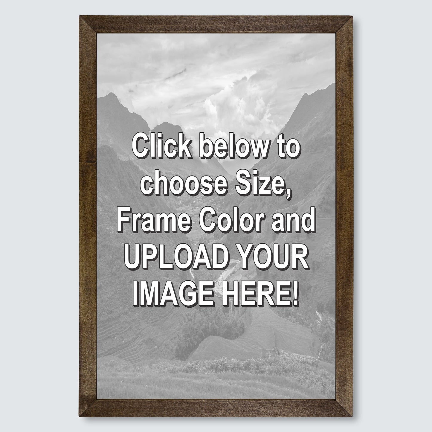 Custom Wood Framed Canvas Print