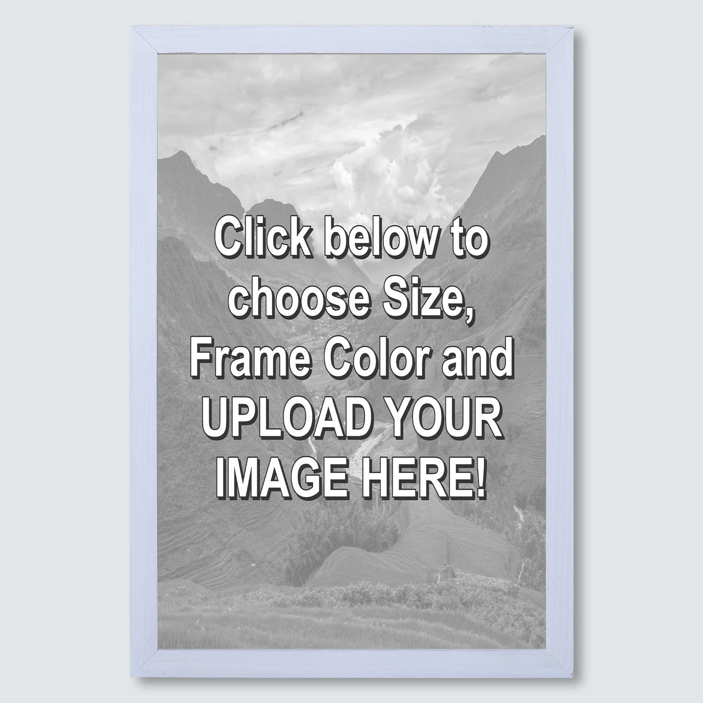 Custom Wood Framed Canvas Print