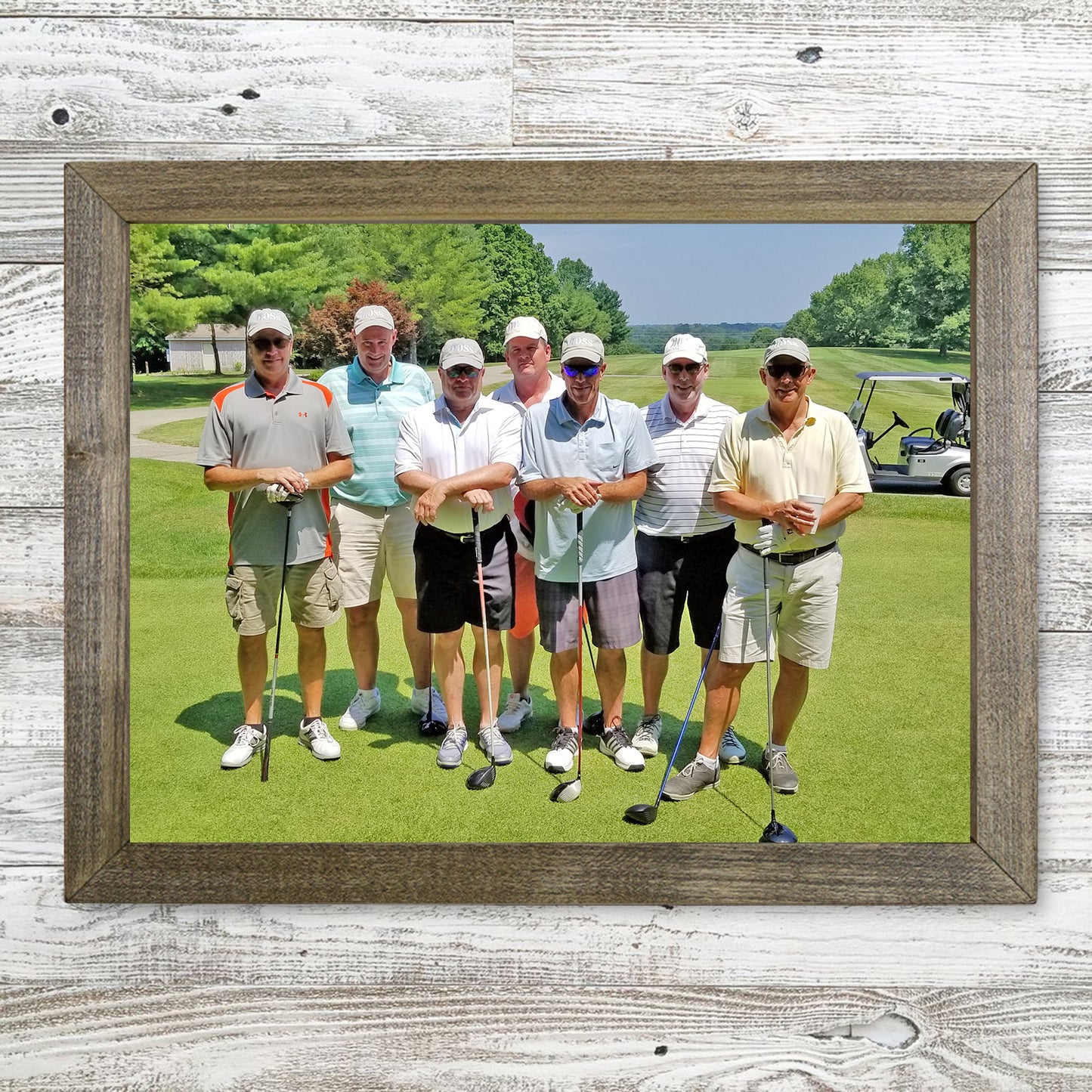 Custom Wood Framed Canvas Print