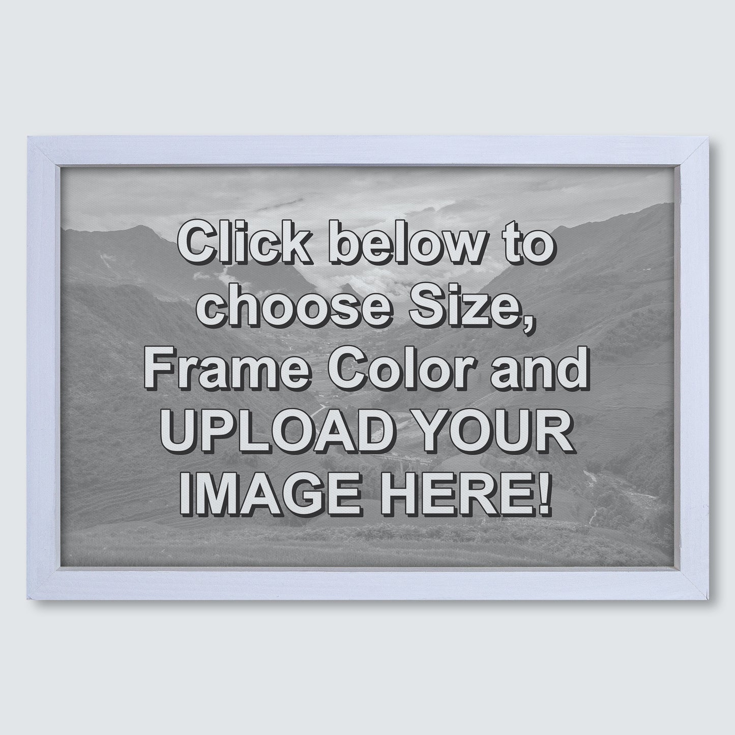 Custom Wood Framed Canvas Print