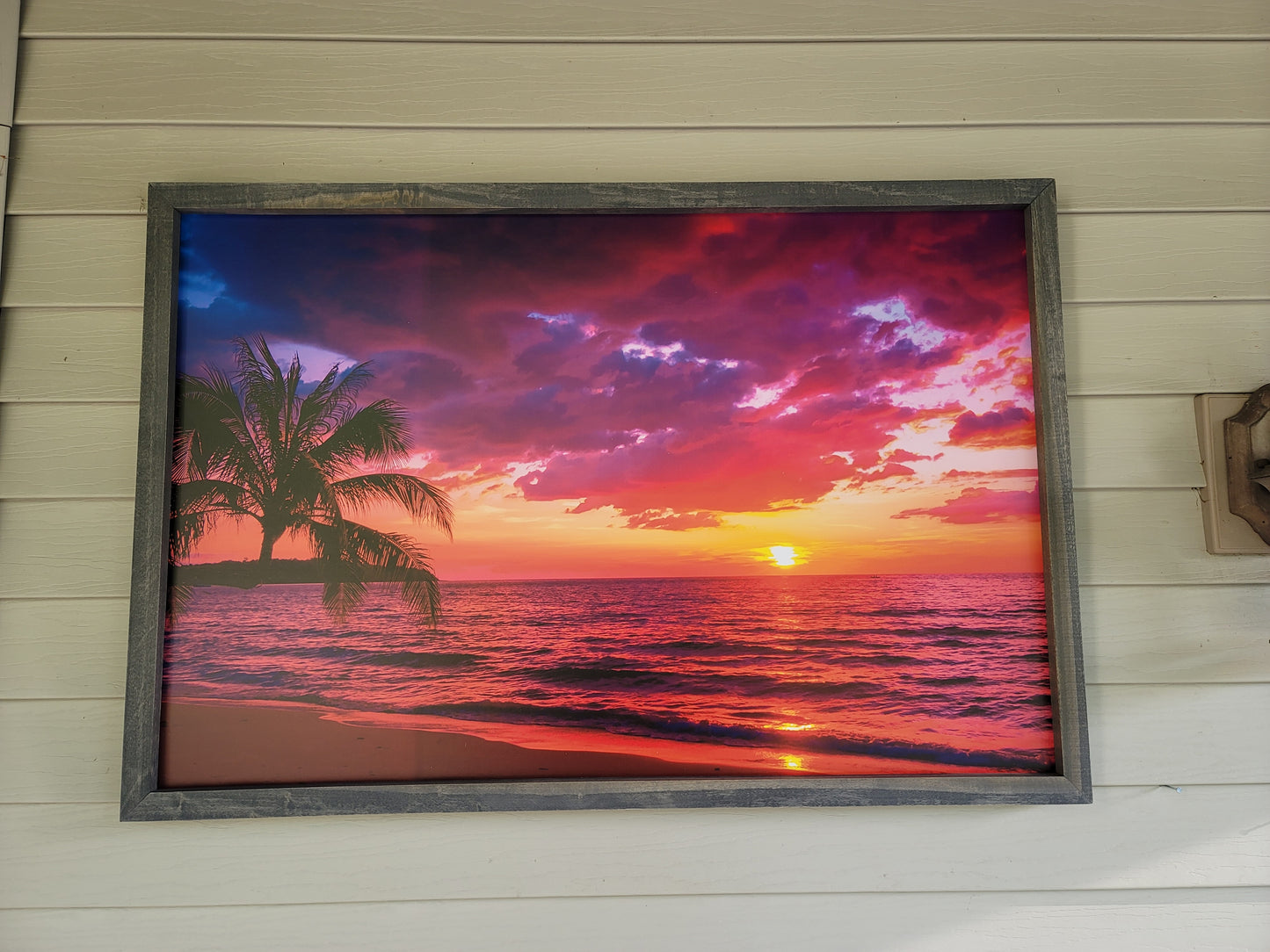 Custom Outdoor Wood Framed Print