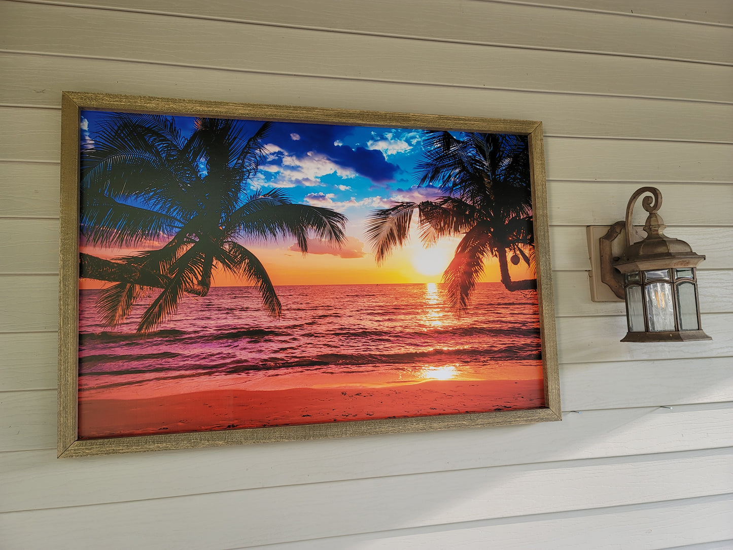 Custom Outdoor Wood Framed Print