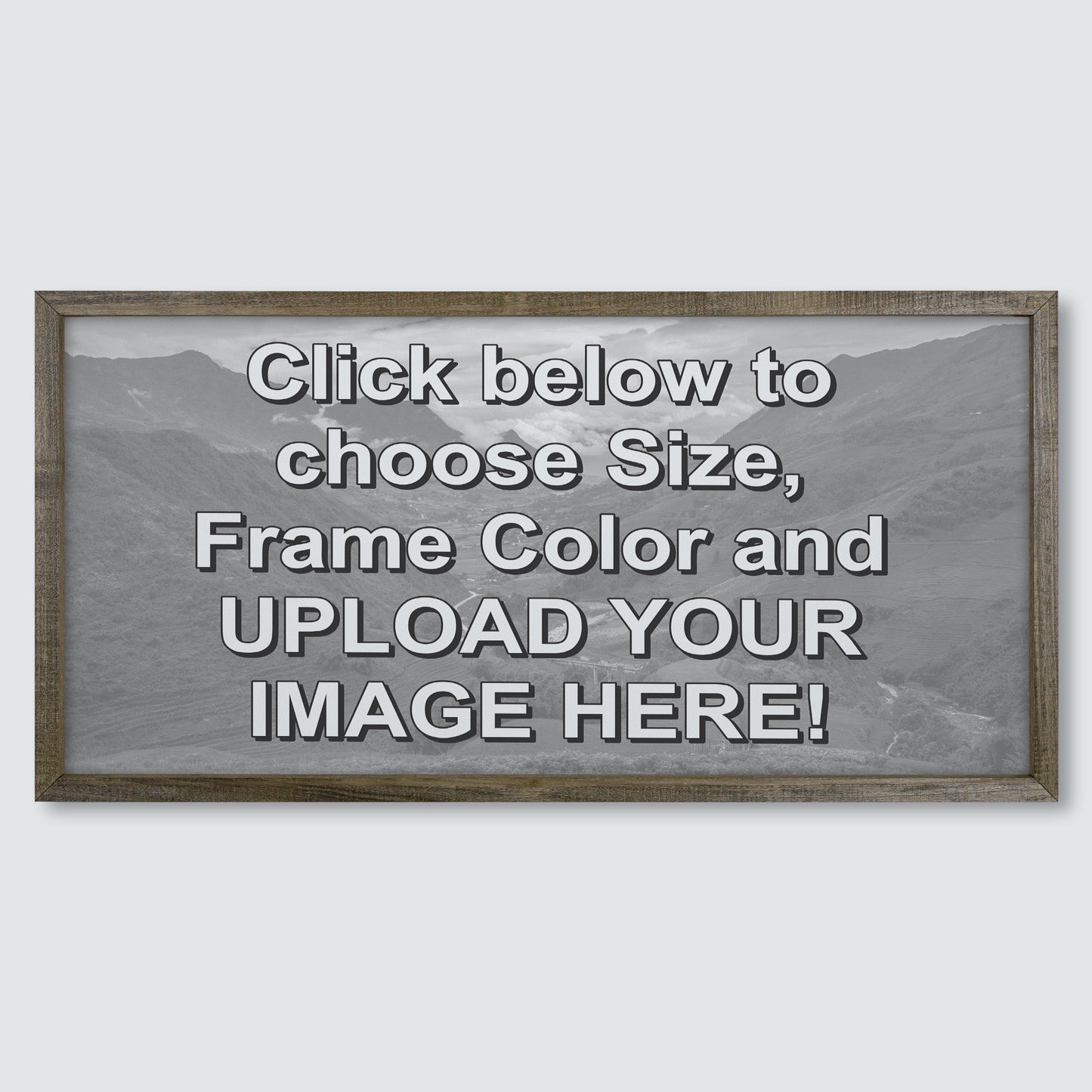 Custom Outdoor Wood Framed Print