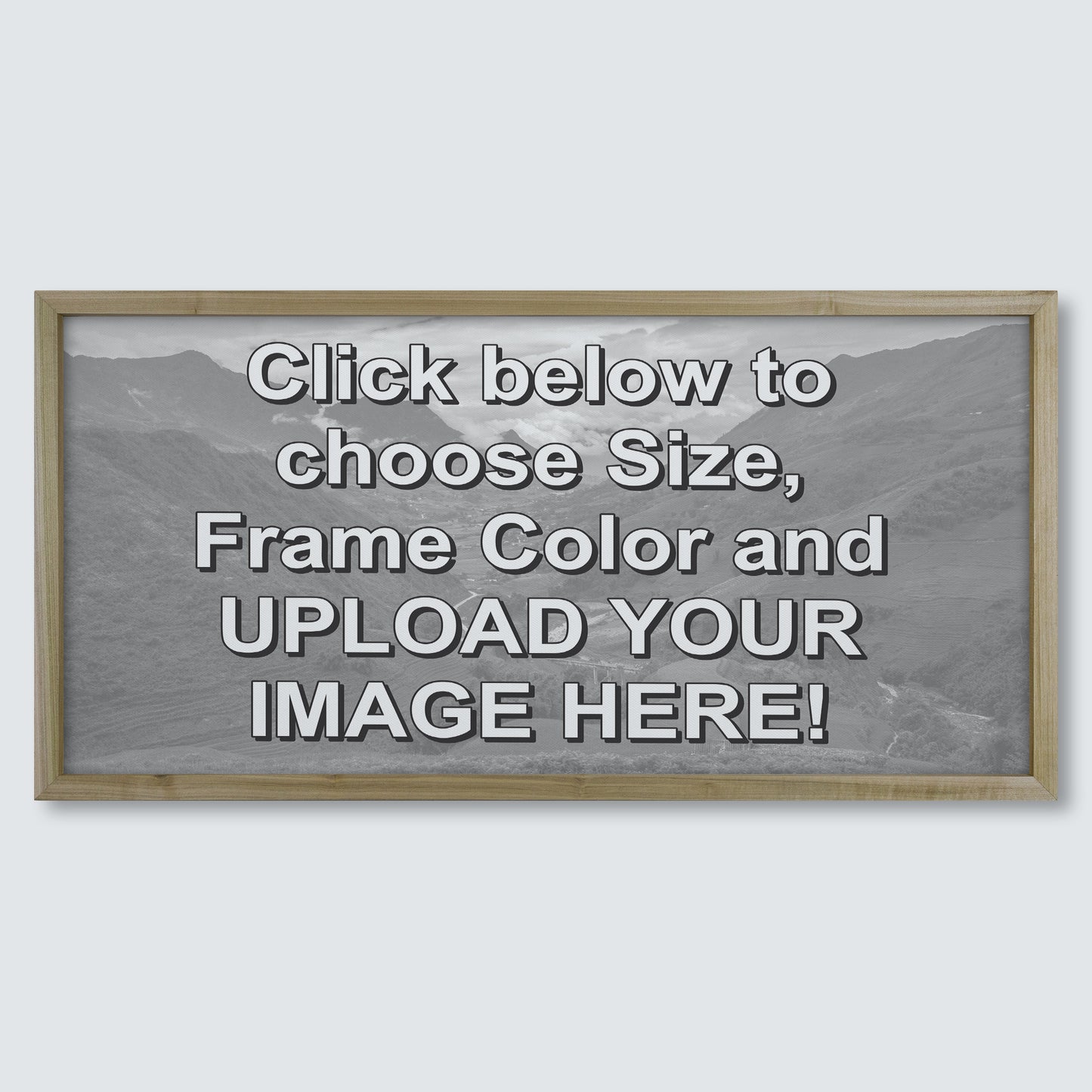 Custom Outdoor Wood Framed Print