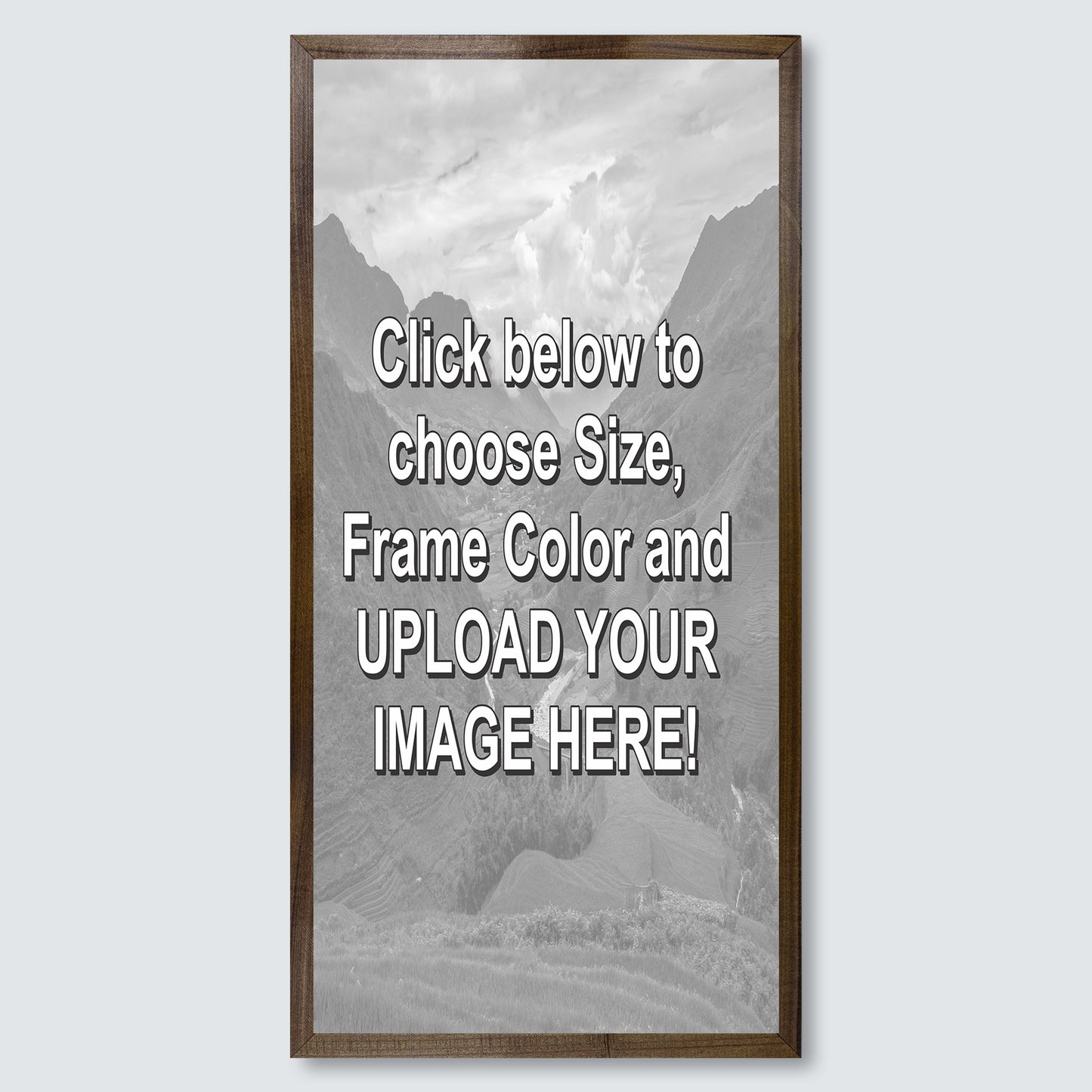 Custom Wood Framed Canvas Print