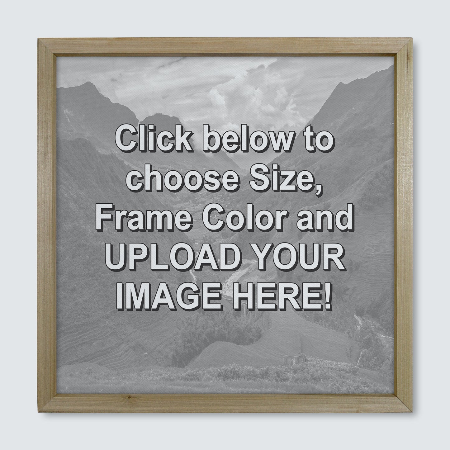 Custom Outdoor Wood Framed Print