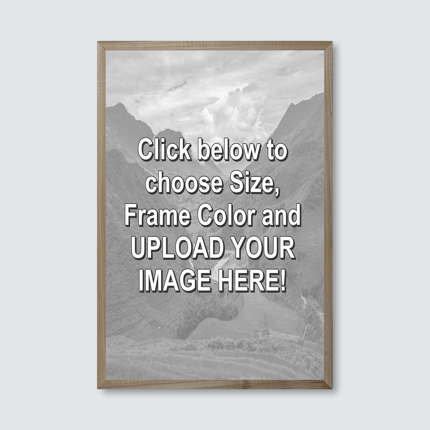 Custom Outdoor Wood Framed Print