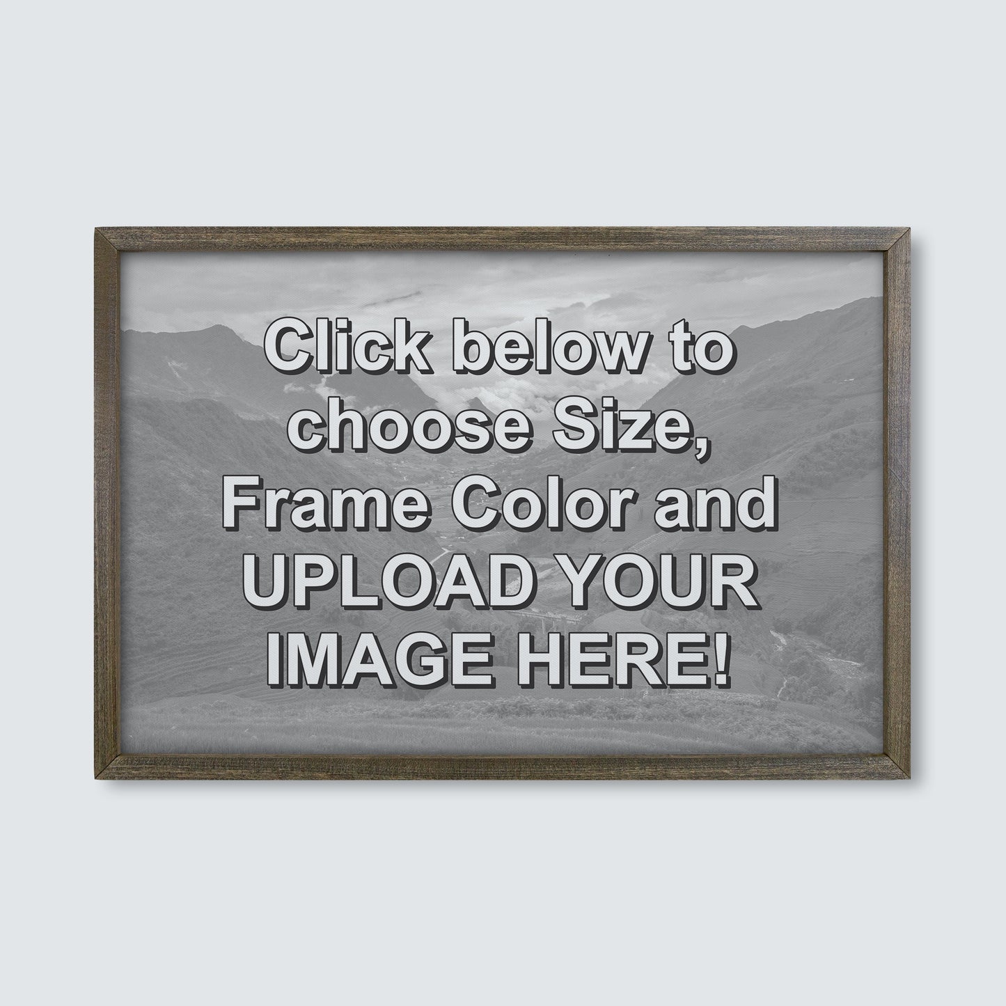 Custom Outdoor Wood Framed Print
