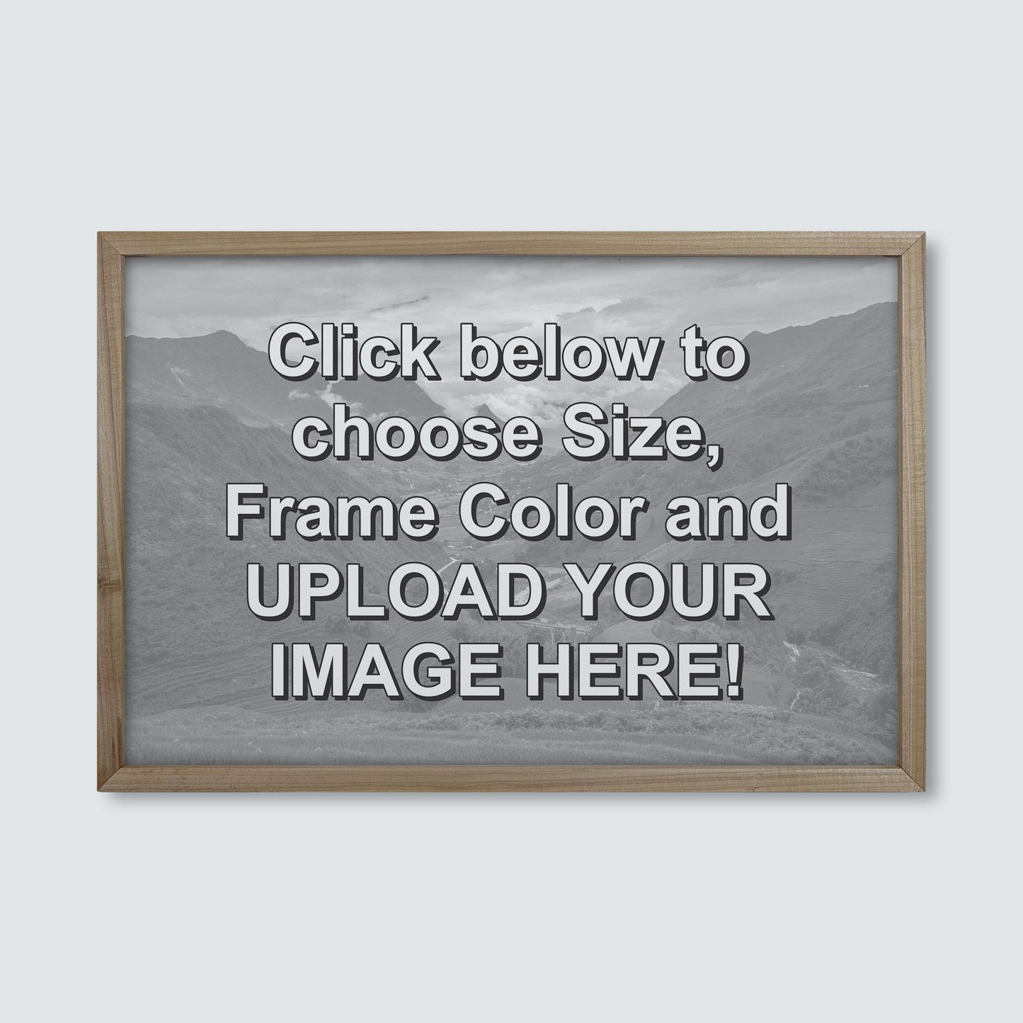 Custom Outdoor Wood Framed Print