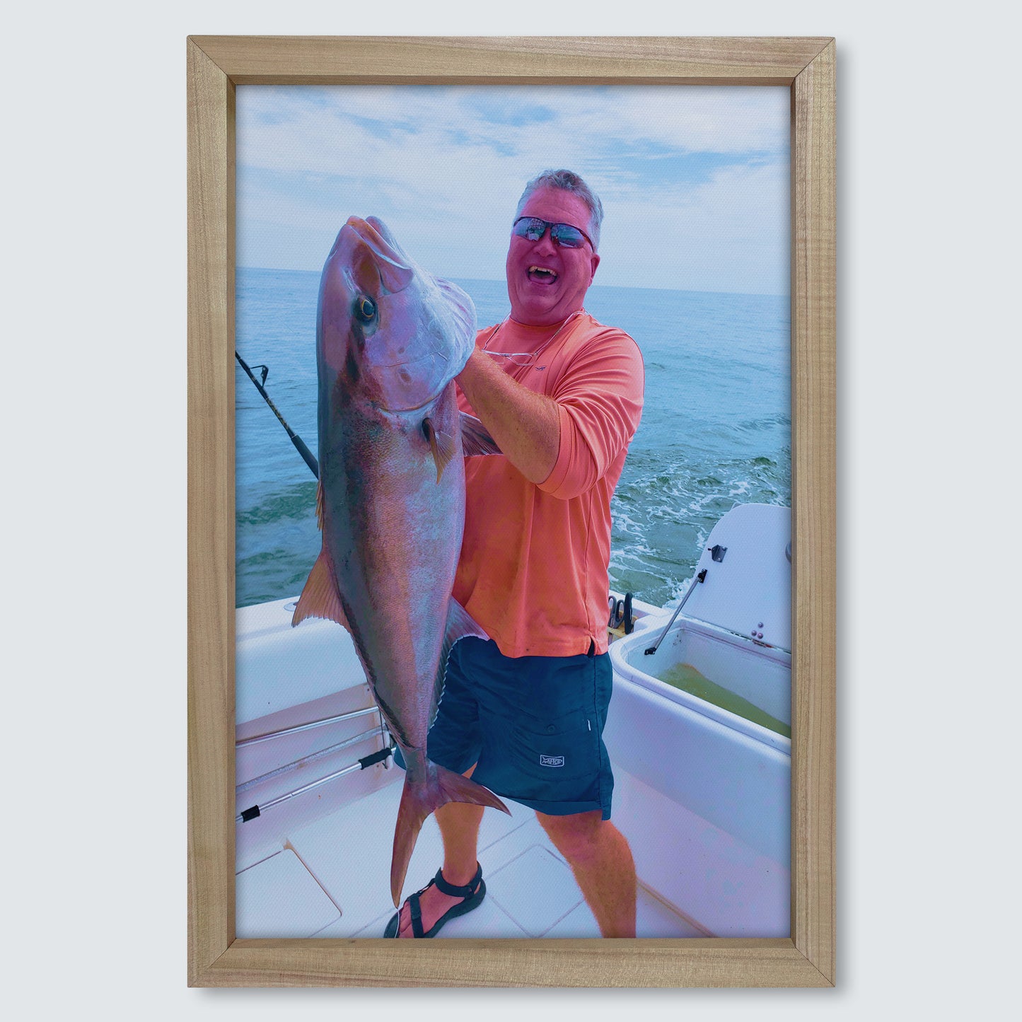 Custom Wood Framed Canvas Print