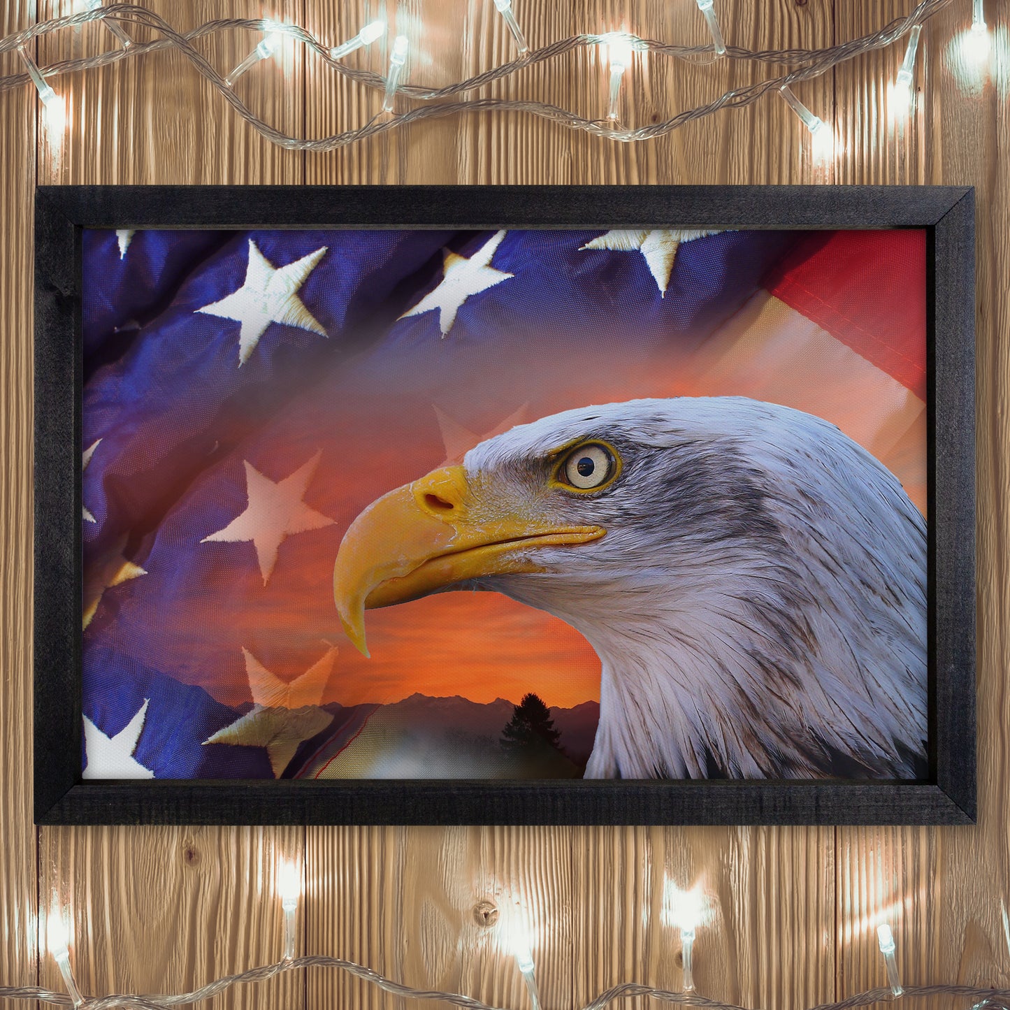 Patriotic Print - Eagle Flag 1