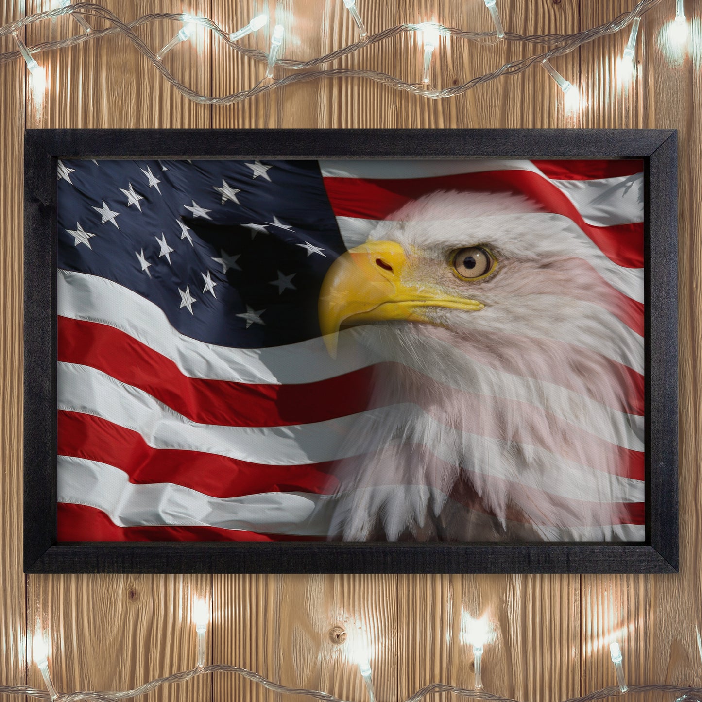 Patriotic Print - Eagle Flag 2