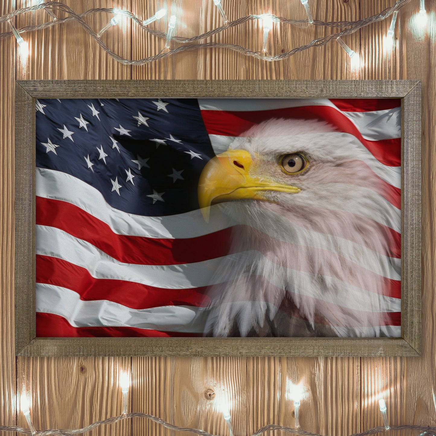 Patriotic Print - Eagle Flag 2