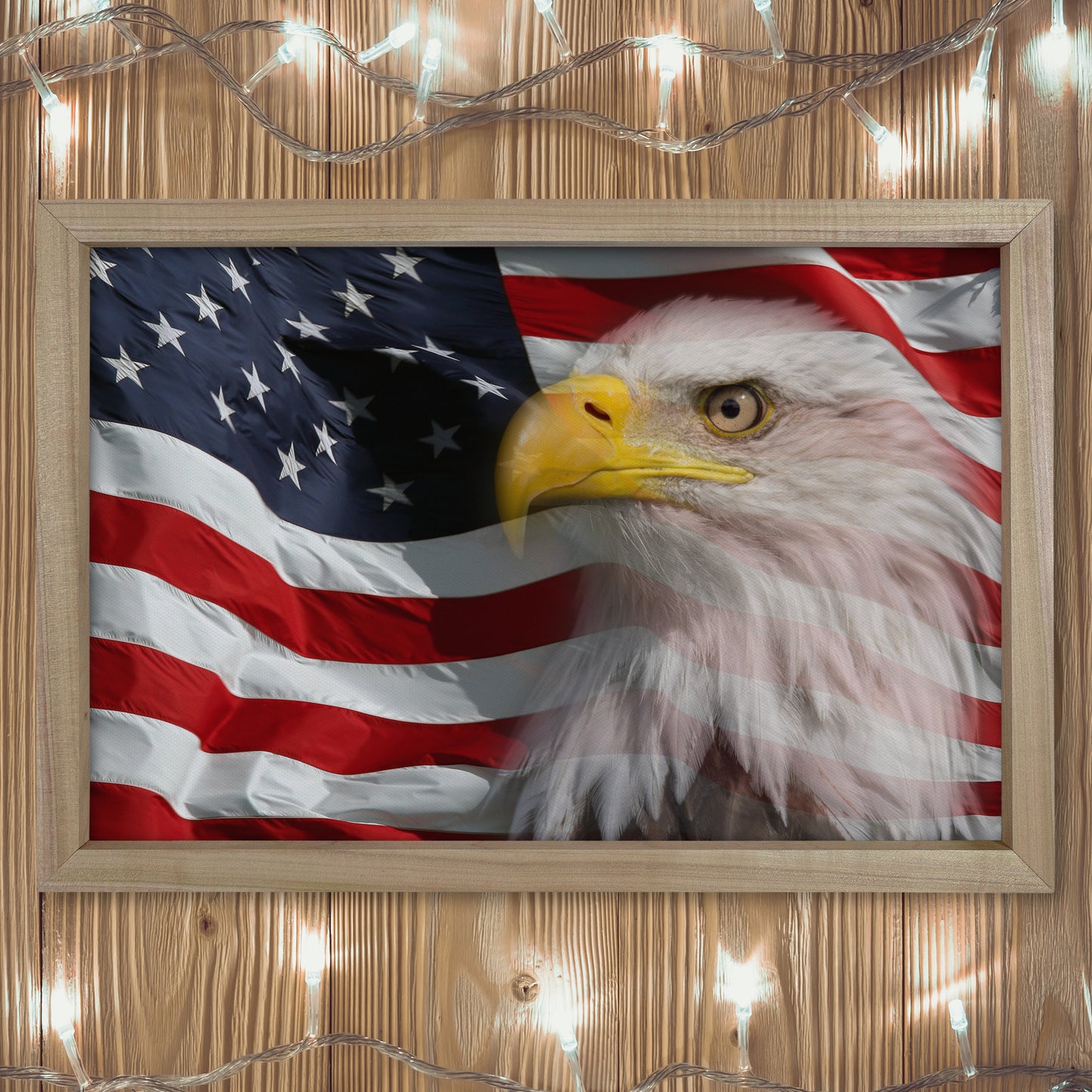 Patriotic Print - Eagle Flag 2