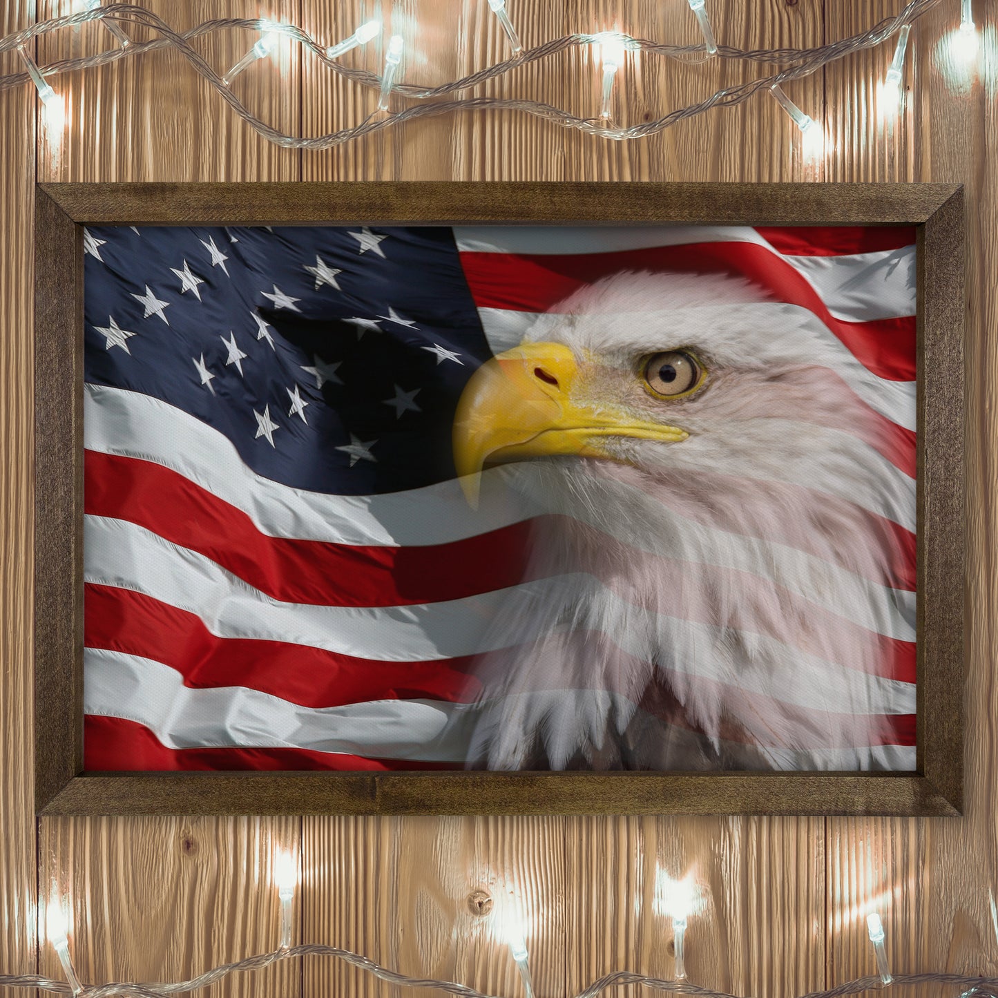 Patriotic Print - Eagle Flag 2