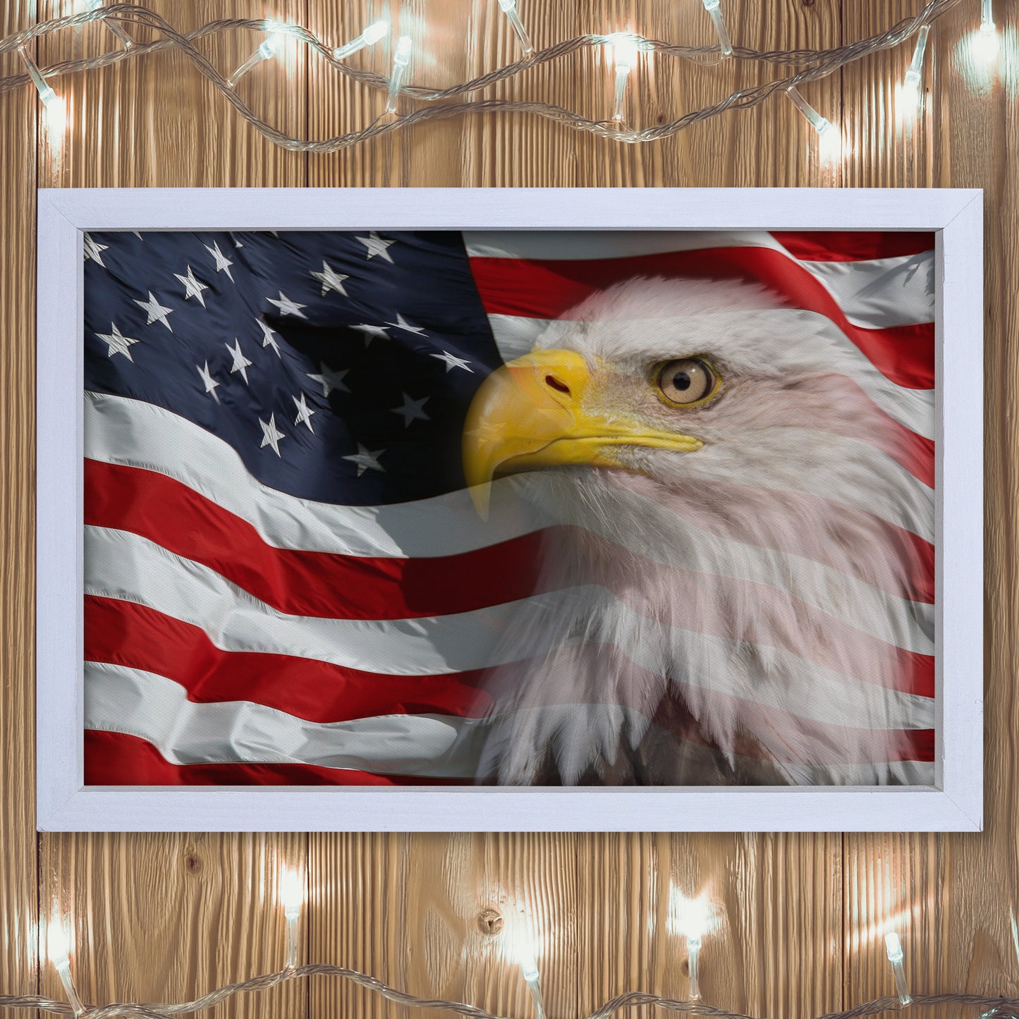 Patriotic Print - Eagle Flag 2