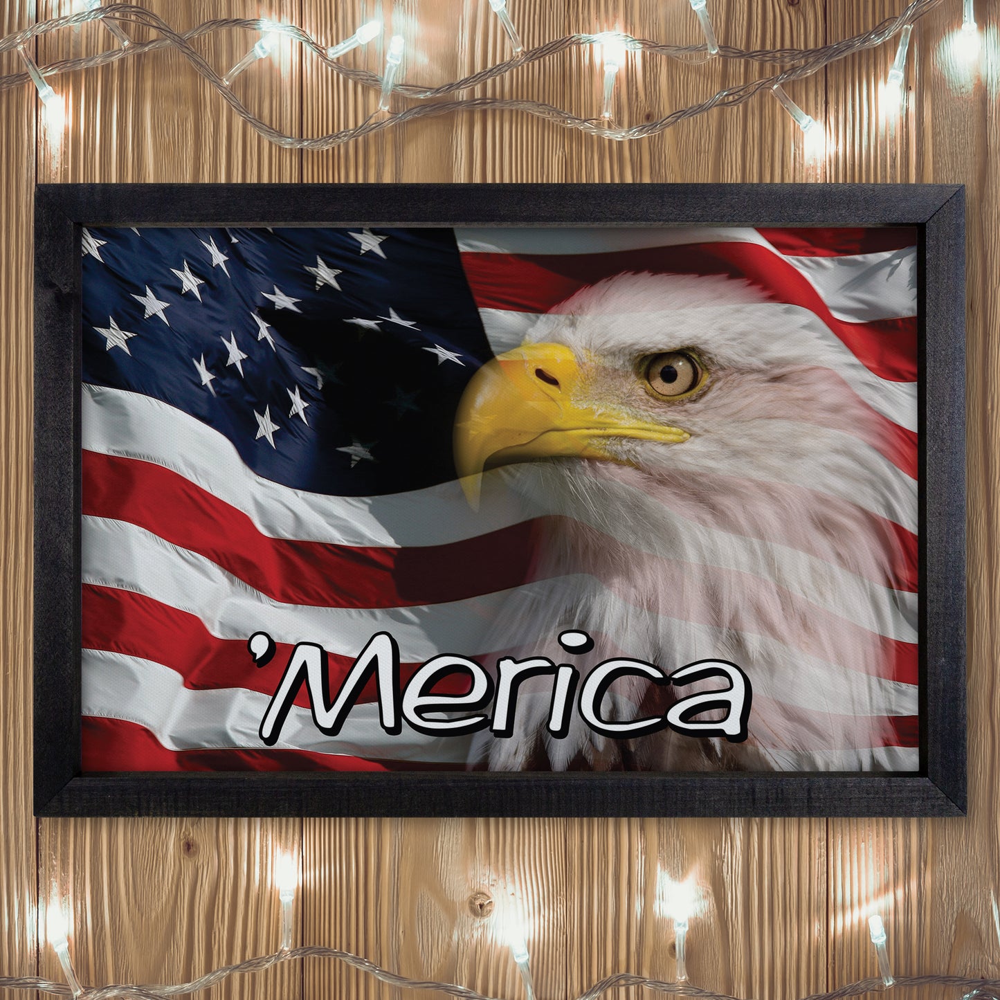 Patriotic Print - Eagle Flag 2
