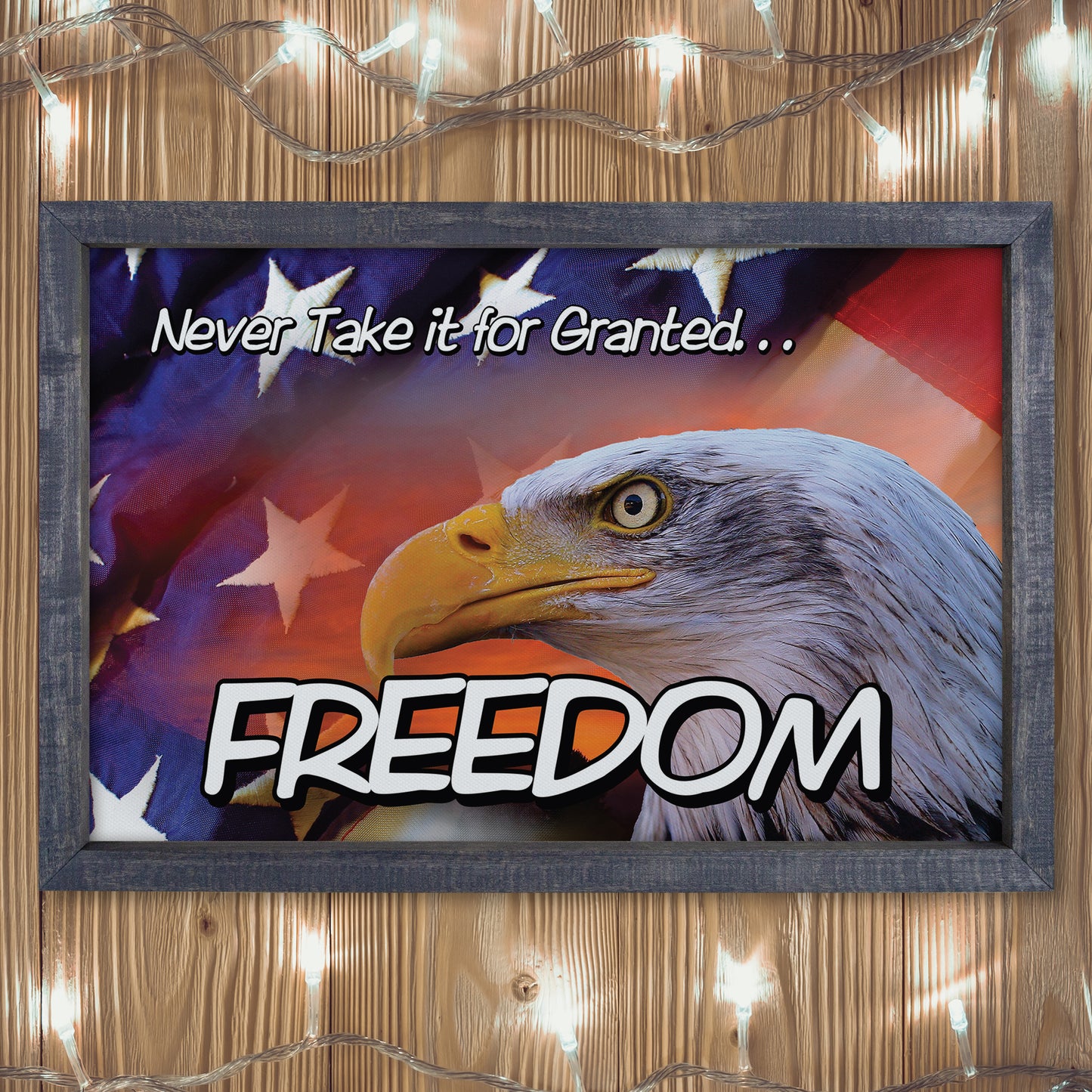 Patriotic Print - Eagle Flag 1