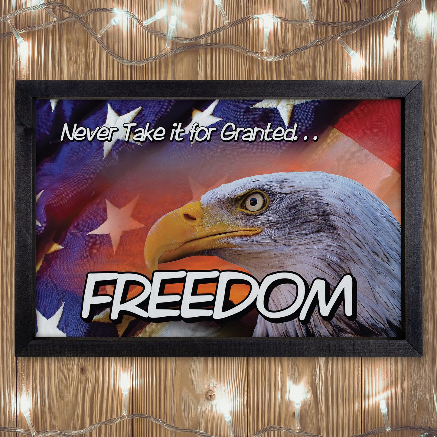 Patriotic Print - Eagle Flag 1
