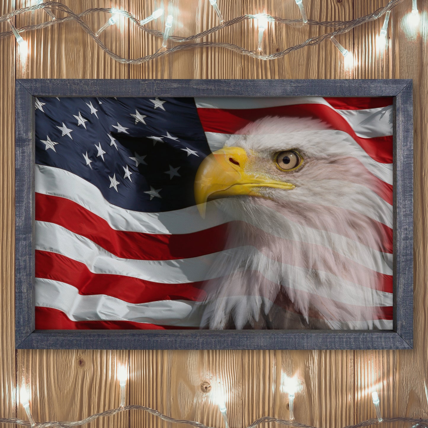 Patriotic Print - Eagle Flag 2