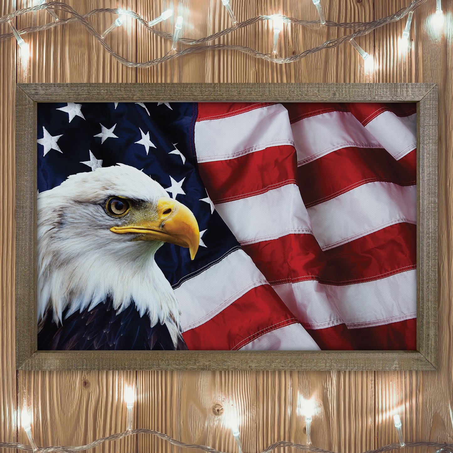 Patriotic Print - Eagle Flag 3
