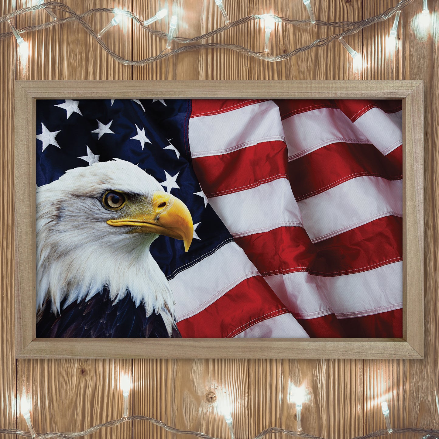 Patriotic Print - Eagle Flag 3