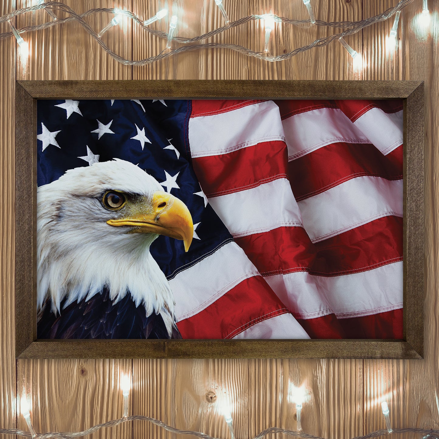 Patriotic Print - Eagle Flag 3