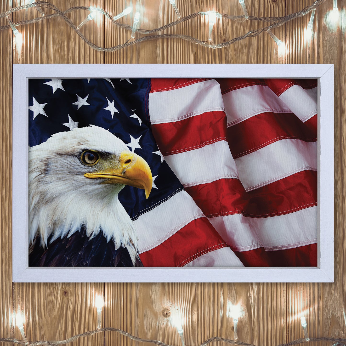 Patriotic Print - Eagle Flag 3