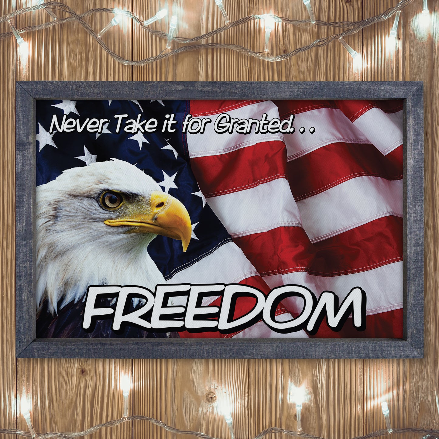 Patriotic Print - Eagle Flag 3