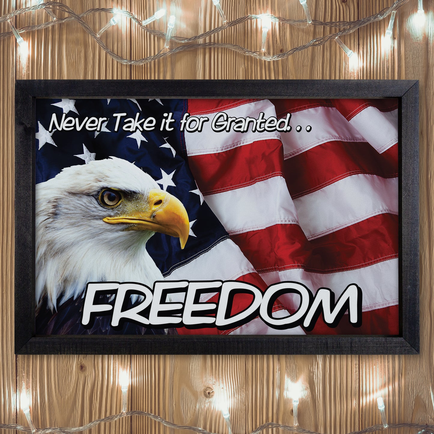 Patriotic Print - Eagle Flag 3