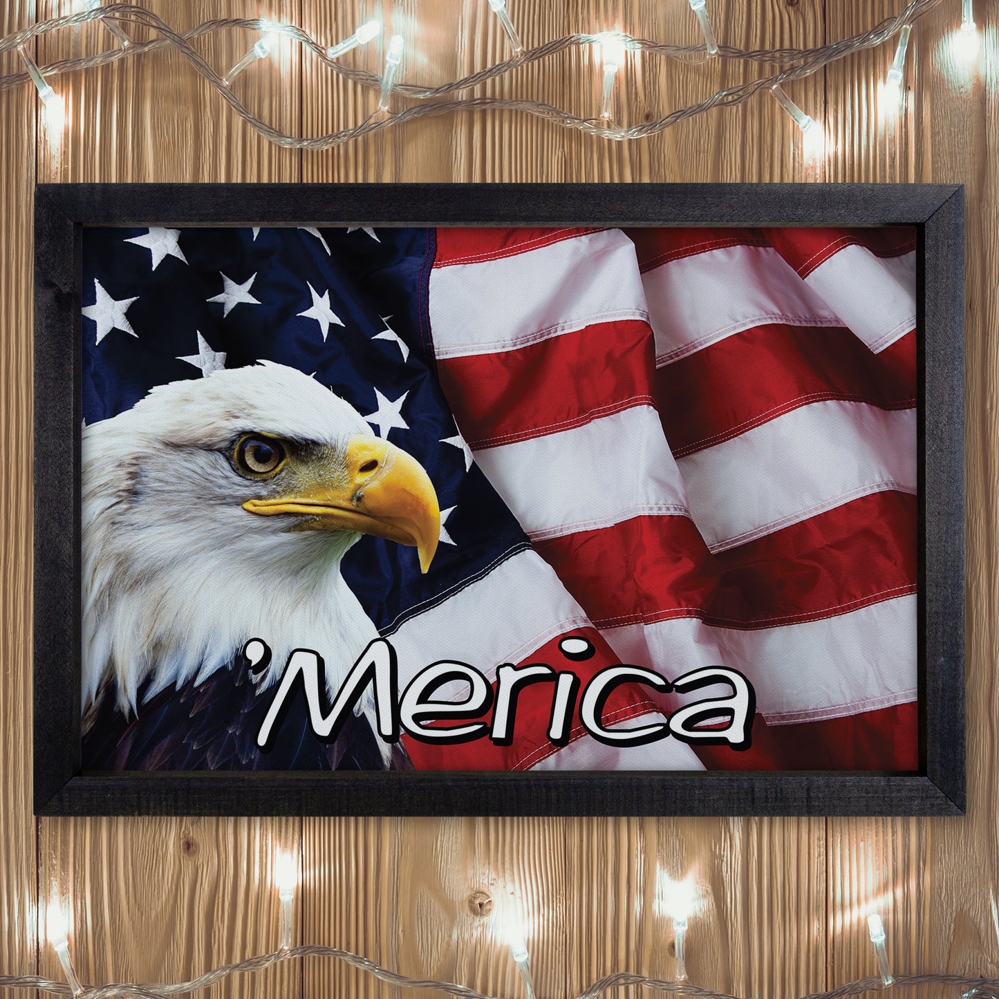 Patriotic Print - Eagle Flag 3