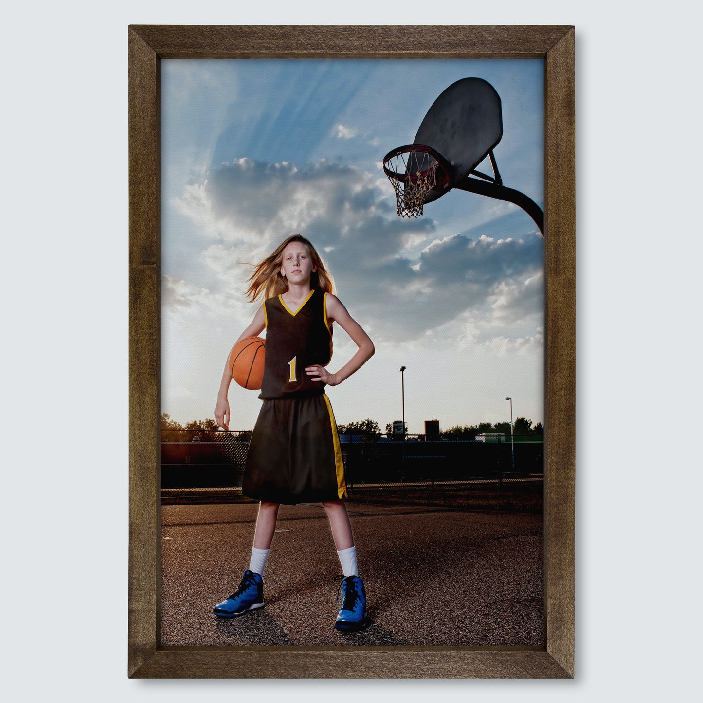 Custom Wood Framed Canvas Print