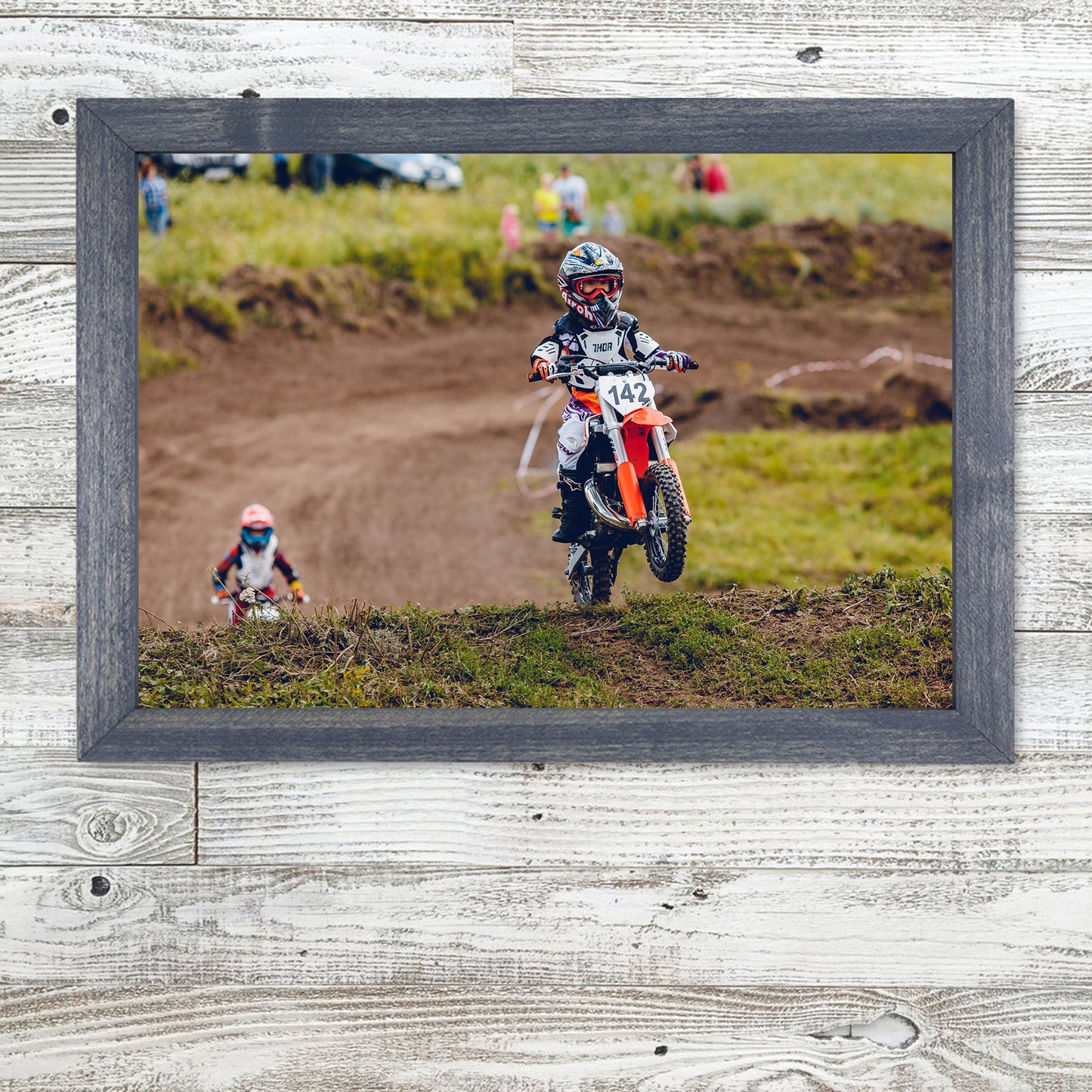 Custom Wood Framed Canvas Print