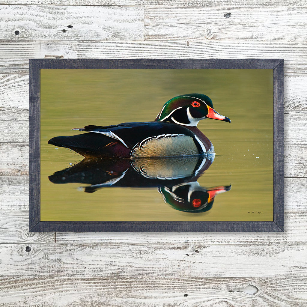 Custom Wood Framed Canvas Print