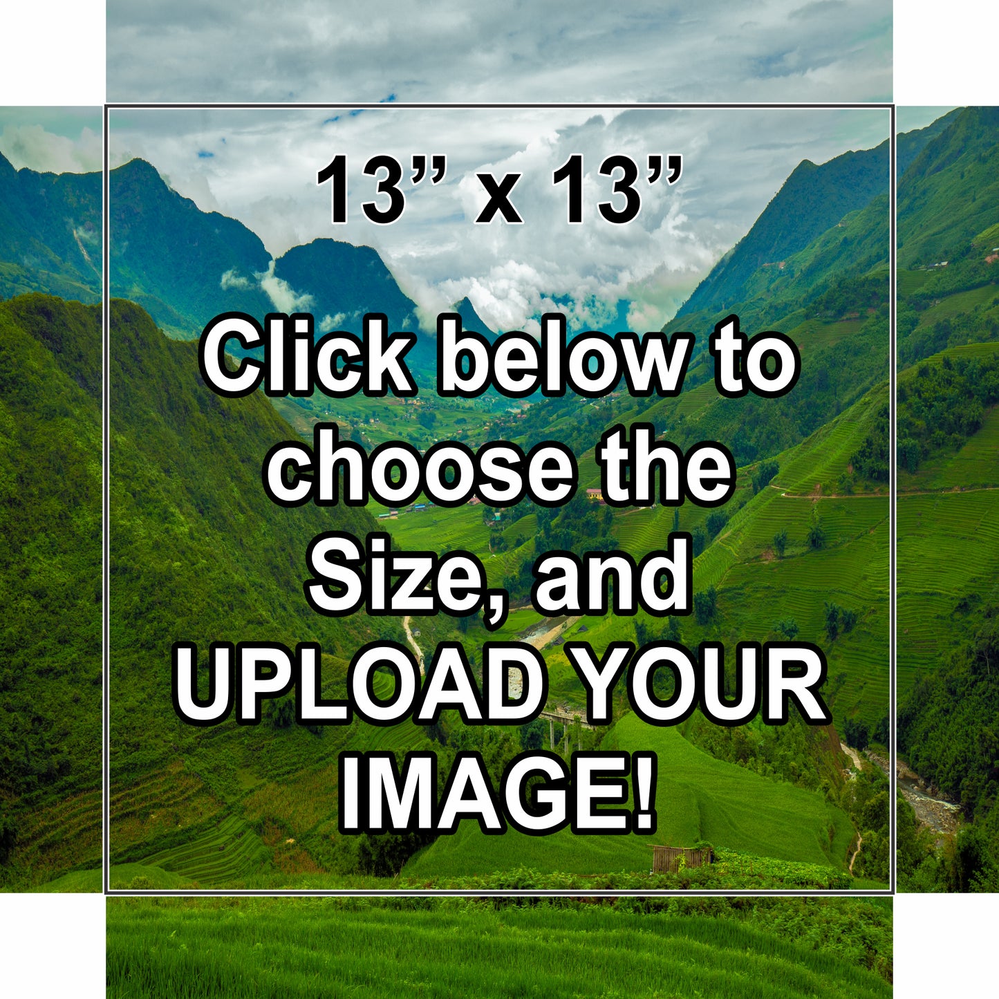 Custom Gallery Wrapped  Canvas Print